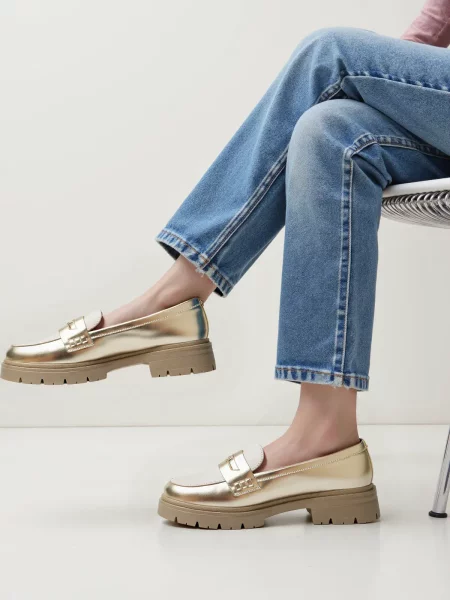 Damskie Mokasyny LUXOR GOLD