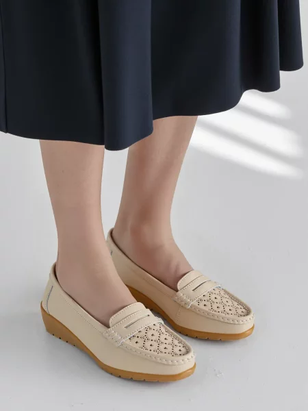 Damskie Mokasyny SIENA APRICOT