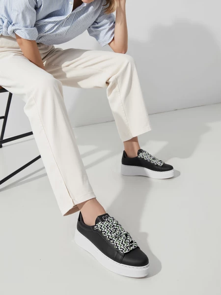 Damskie Sneakersy ZARAX - Black 