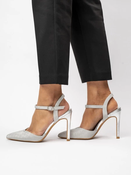 Damskie Szpilki MAYA SILVER