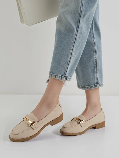 Mokasyny Elwira BEIGE 