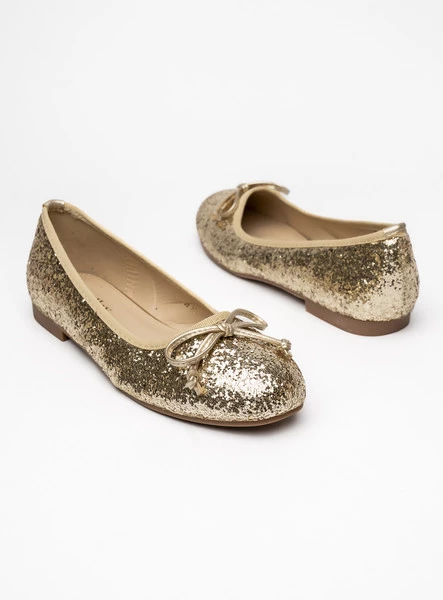 Damskie Baleriny ELVINA - GOLD