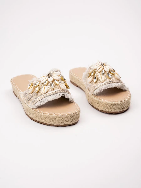 Klapki Plażowe Eleganzio SILVER