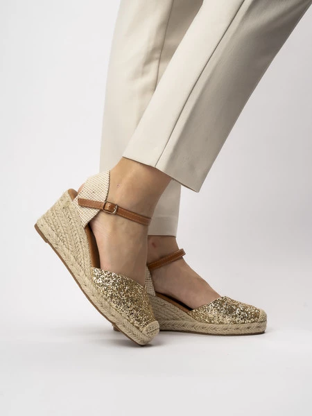 Damskie Espadryle LOLA GOLD