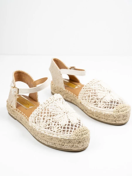 Espadryle Gama w kolorze Beige