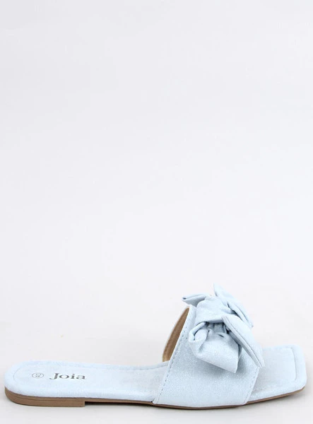 Klapki z kwadratową podeszwą NISHA BLUE