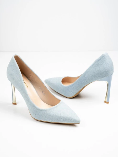 Modne czółenka - Eclanne Cowboy White