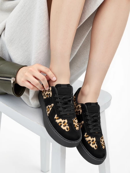 Damskie Sneakersy FIERCE BLACK