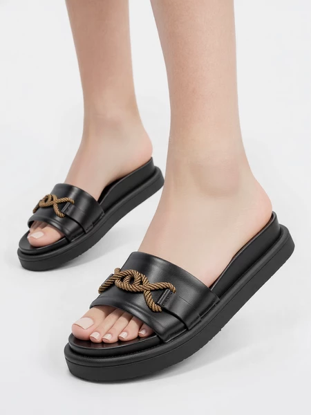 Damskie Klapki MARINA BLACK