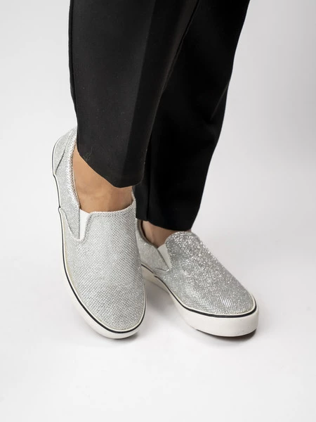 Trampki Lśnienie Silver