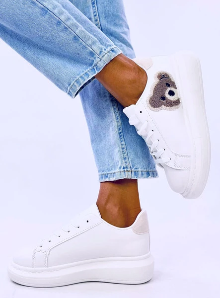 Sneakersy z misiem CEDRIS BEIGE