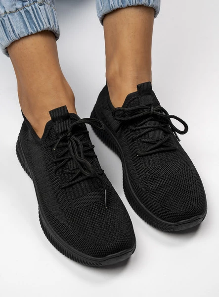 Damskie Sneakersy LINA BLACK – Minimalizm i Komfort na Co Dzień
