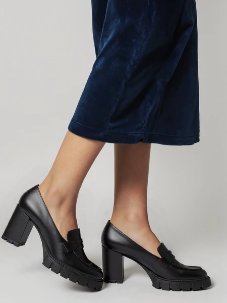 Damskie Botki Black PU