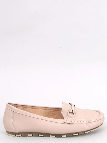 Mokasyny klasyczne skórzana wkładka DEBELL BEIGE