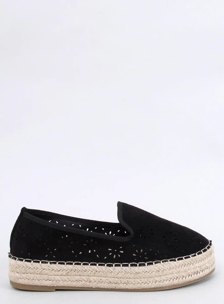 Espadryle ażurowe RIGOIS BLACK