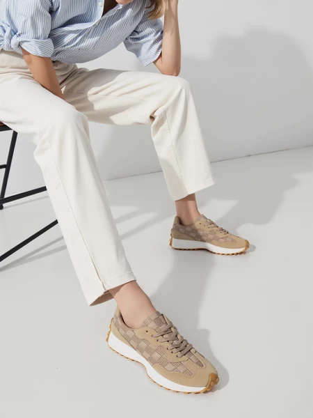 Damskie Sneakersy RENVOX– Khaki