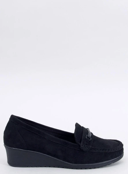 Mokasyny na koturnie INDIAN BLACK