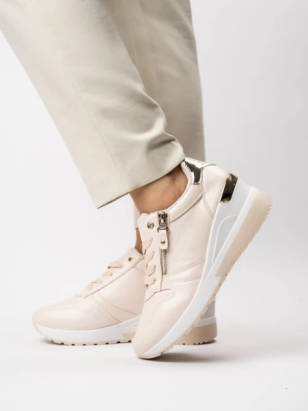 Sneakers Złoty Blask Apricot