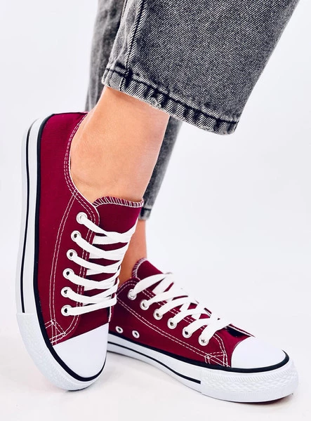 Trampki damskie klasyczne BASIC WINE