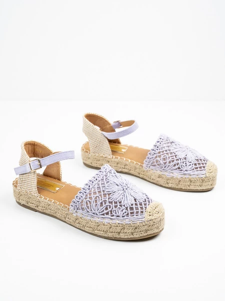 Espadryle Gama w kolorze Purple