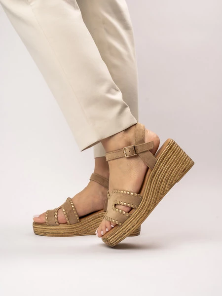 Klapki Eleganza KHAKI