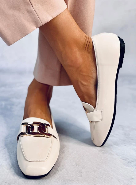 Mokasyny damskie PAOLA BEIGE