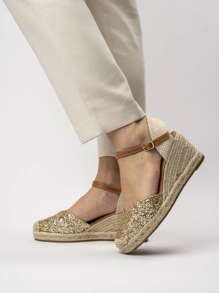 Damskie Espadryle LOLA GOLD