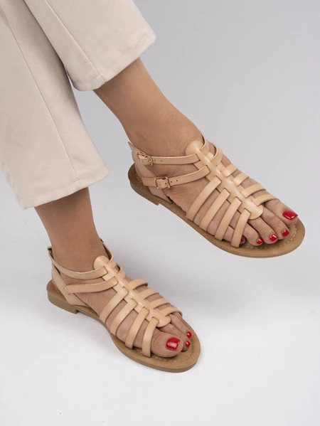 Czółenka damskie eleganckie w kolorze Beige