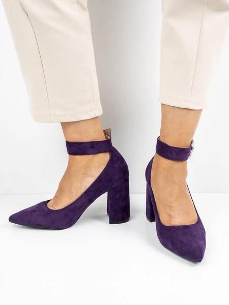 Modne czółenka damskie w kolorze Purple