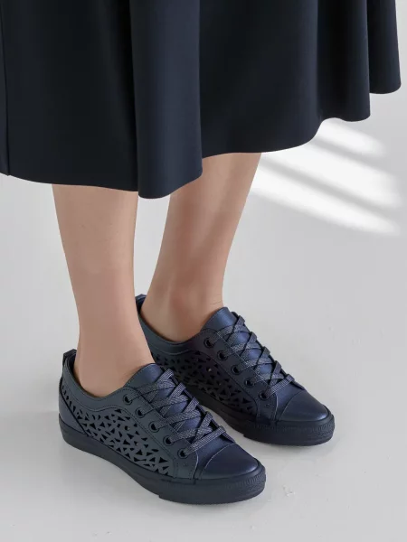 Damskie Sneakersy BELVIO NAVY