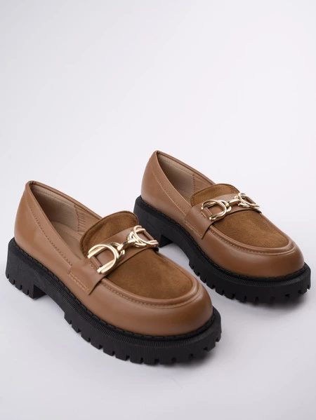 Mokasyny Damskie Camel