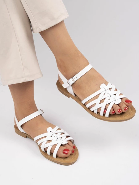 Sneakersy damskie eleganckie w kolorze White