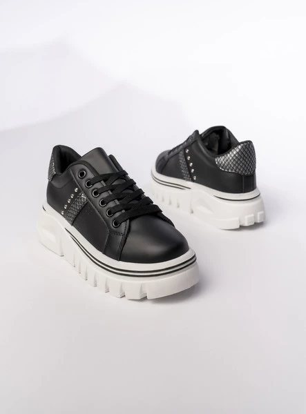 Damskie Sneakersy – Czarne VERA BLACK