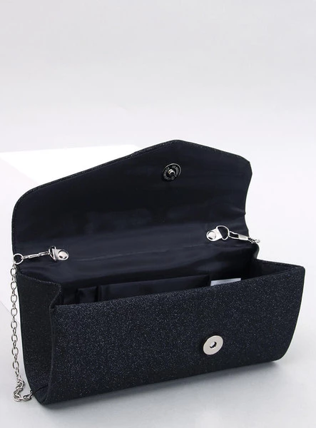 Torebka kopertówka opalizująca RABYS CZARNA