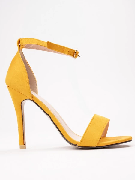 Damskie Sandałki na Szpilce ALEX YELLOW