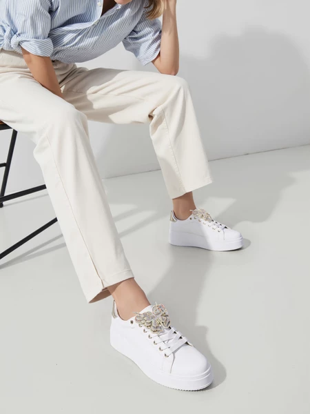 Damskie Sneakersy BUTTERFLY LUX – Silver 