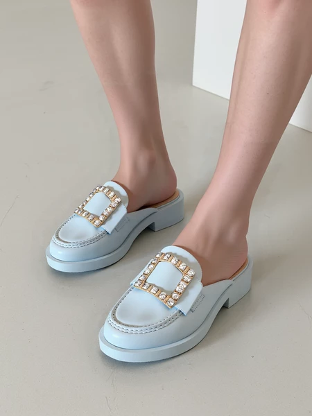 Damskie Klapki Elowen BLUE