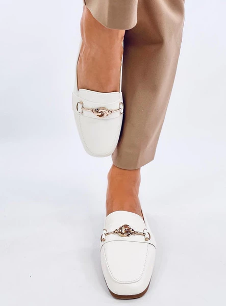 Mokasyny damskie TANSY WHITE
