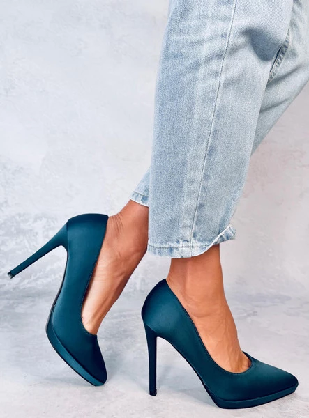 Czółenka na szpilce INNESS DARK GREEN