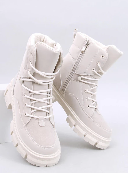 Botki sznurowane ocieplane TOREY WHITE II GATUNEK