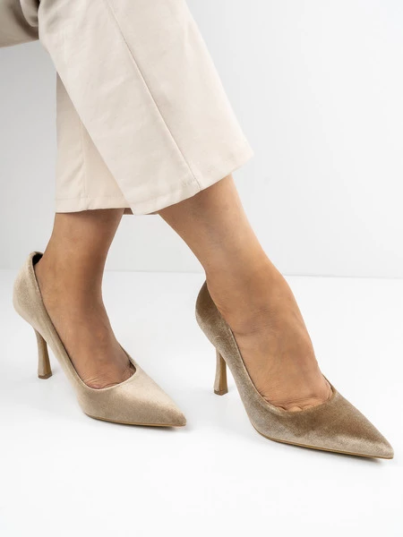 Czółenka Kim w kolorze Khaki