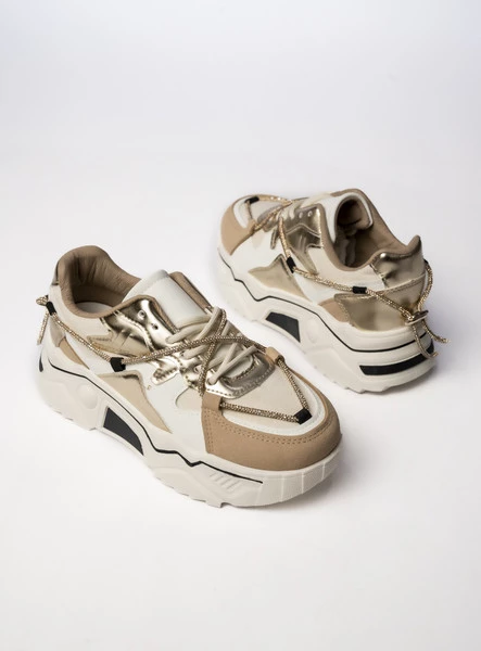 Damskie Sneakersy VEYRA BEIGE