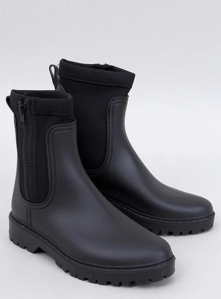 Kalosze damskie sztyblety BELOW BLACK