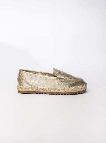 Damskie Mokasyny – Złote LUMI GOLD