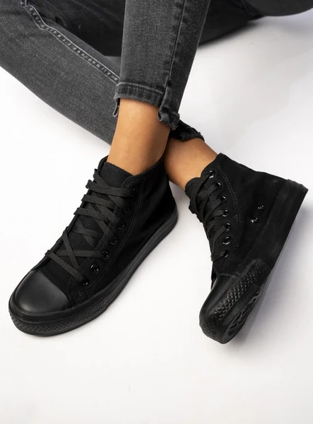 Damskie Trampki SOLIS BLACK