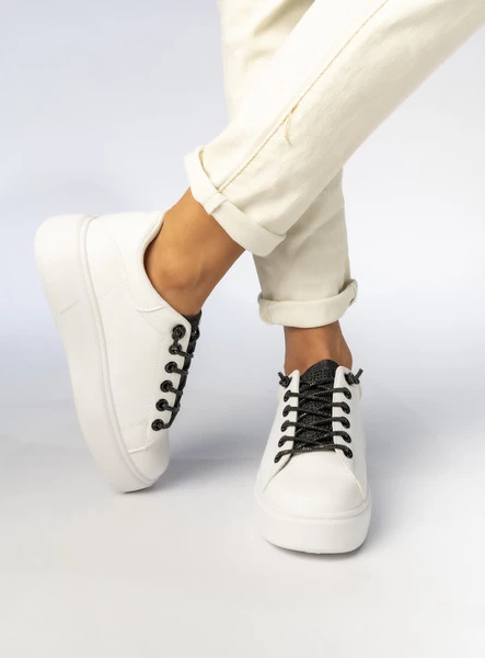 Damskie Sneakersy SAVANNAH WHITE/BLACK