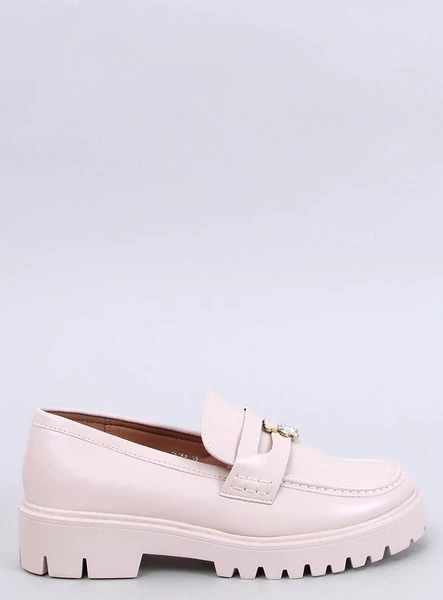 Mokasyny na platformie RIMET BEIGE