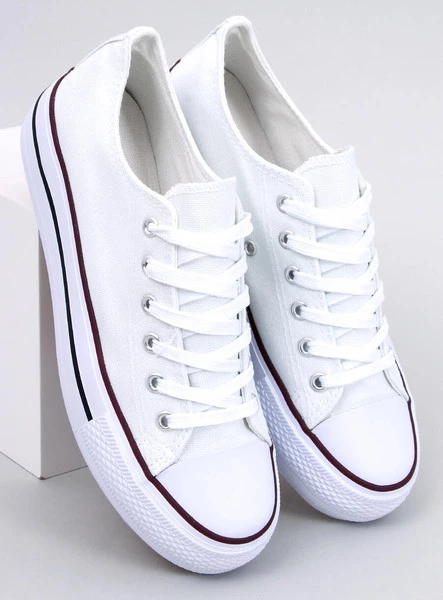 Trampki damskie klasyczne FARGIS WHITE