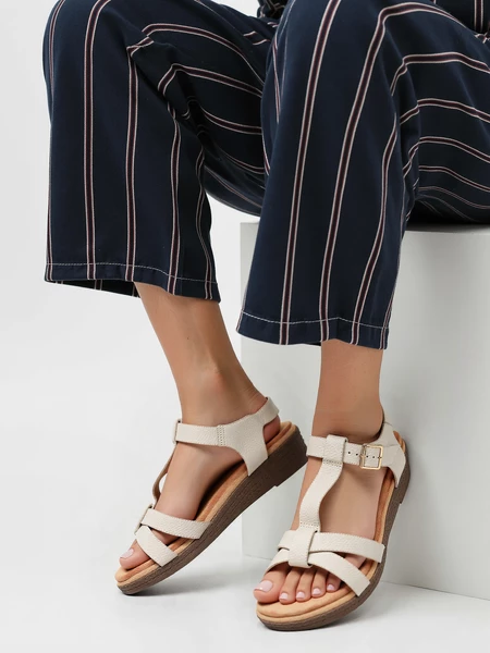 Damskie Sandały MILENA BEIGE