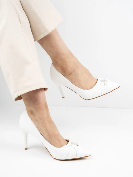 Modne Szpilki damskie - Vespera White